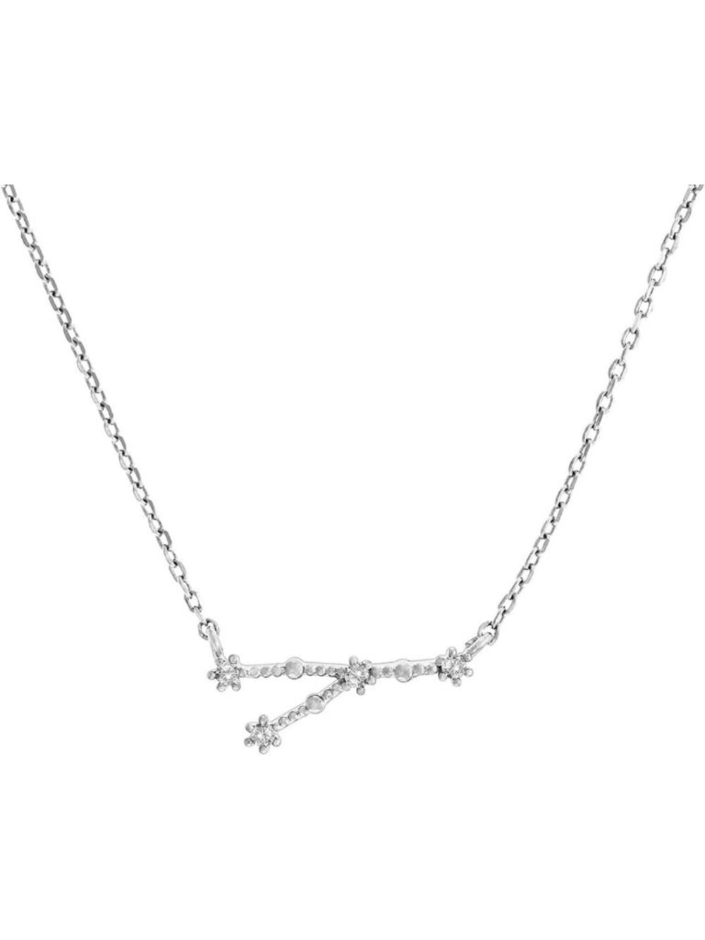 14K Gold Plated Zodiac Constellation Necklace, CZ Choker for Women